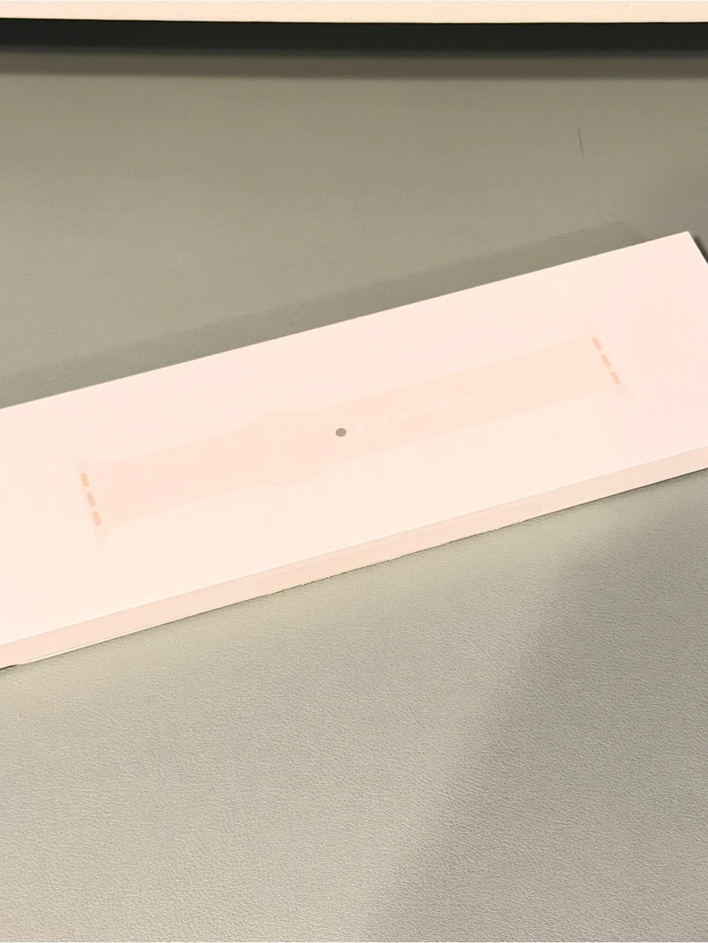 New Apple Light Blush Silicone Apple Watch Band 46mm M/L